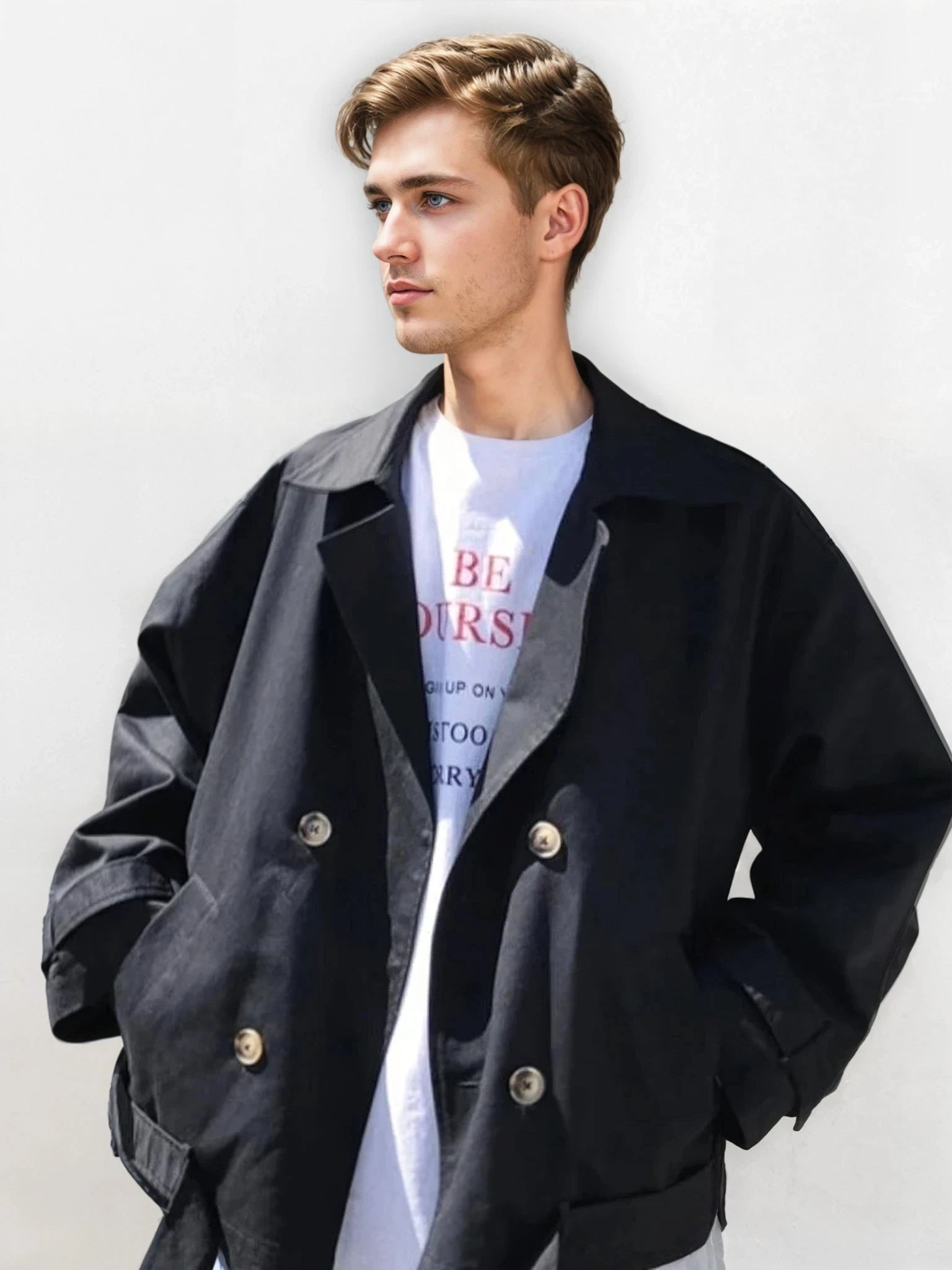 Biker Trench Coat - nightcity clothing