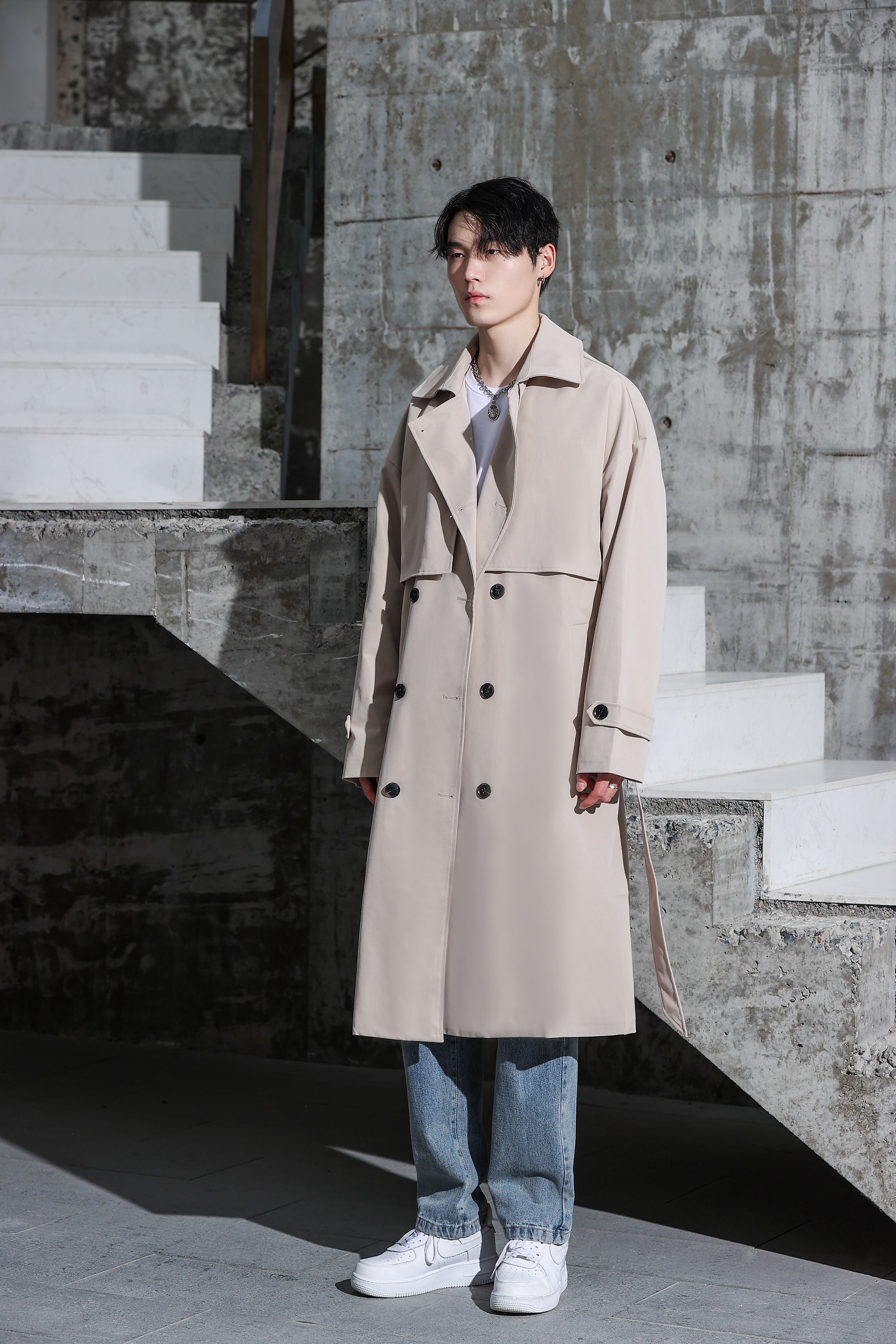 Long Trench Coat - nightcity clothing