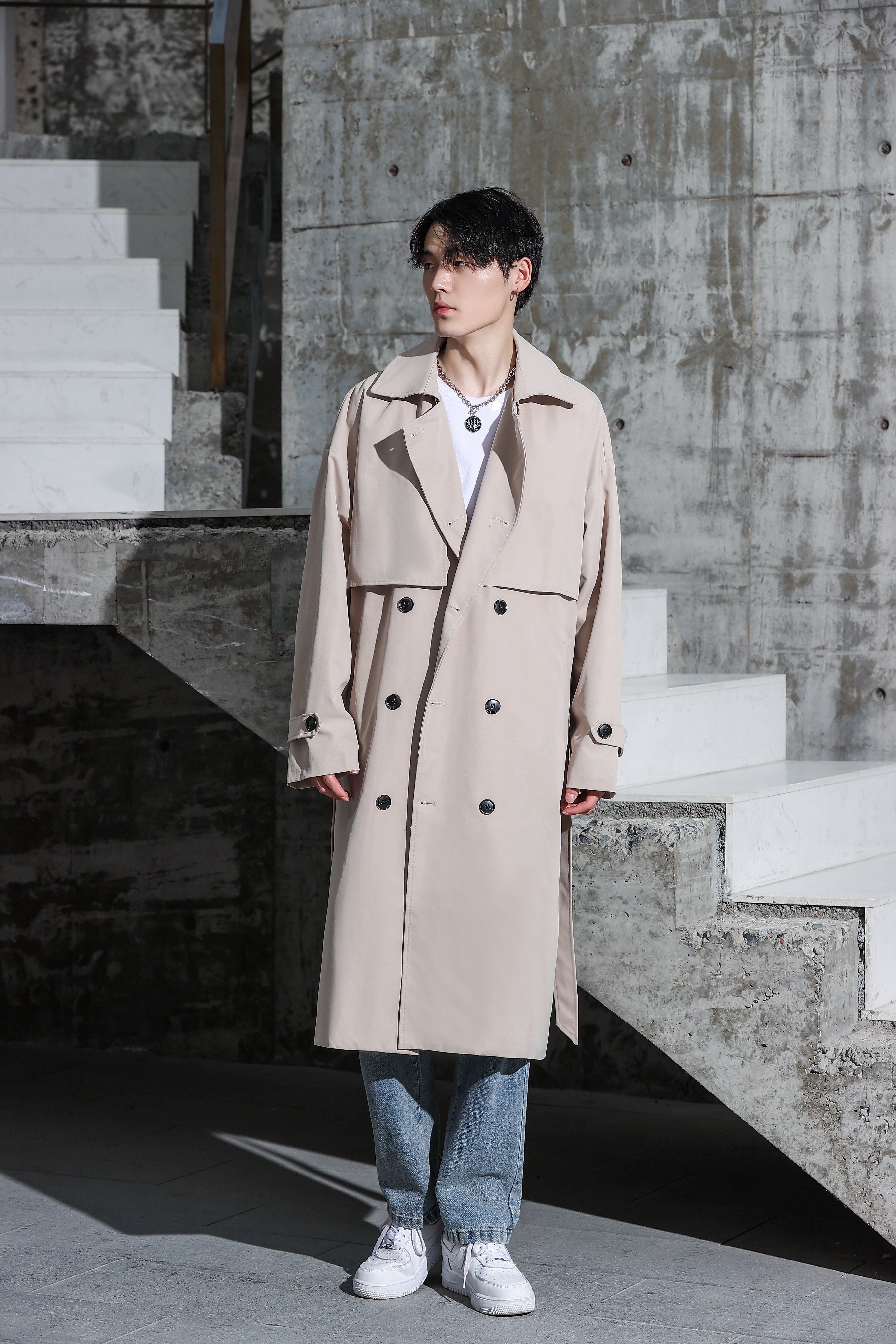 Long Trench Coat - nightcity clothing