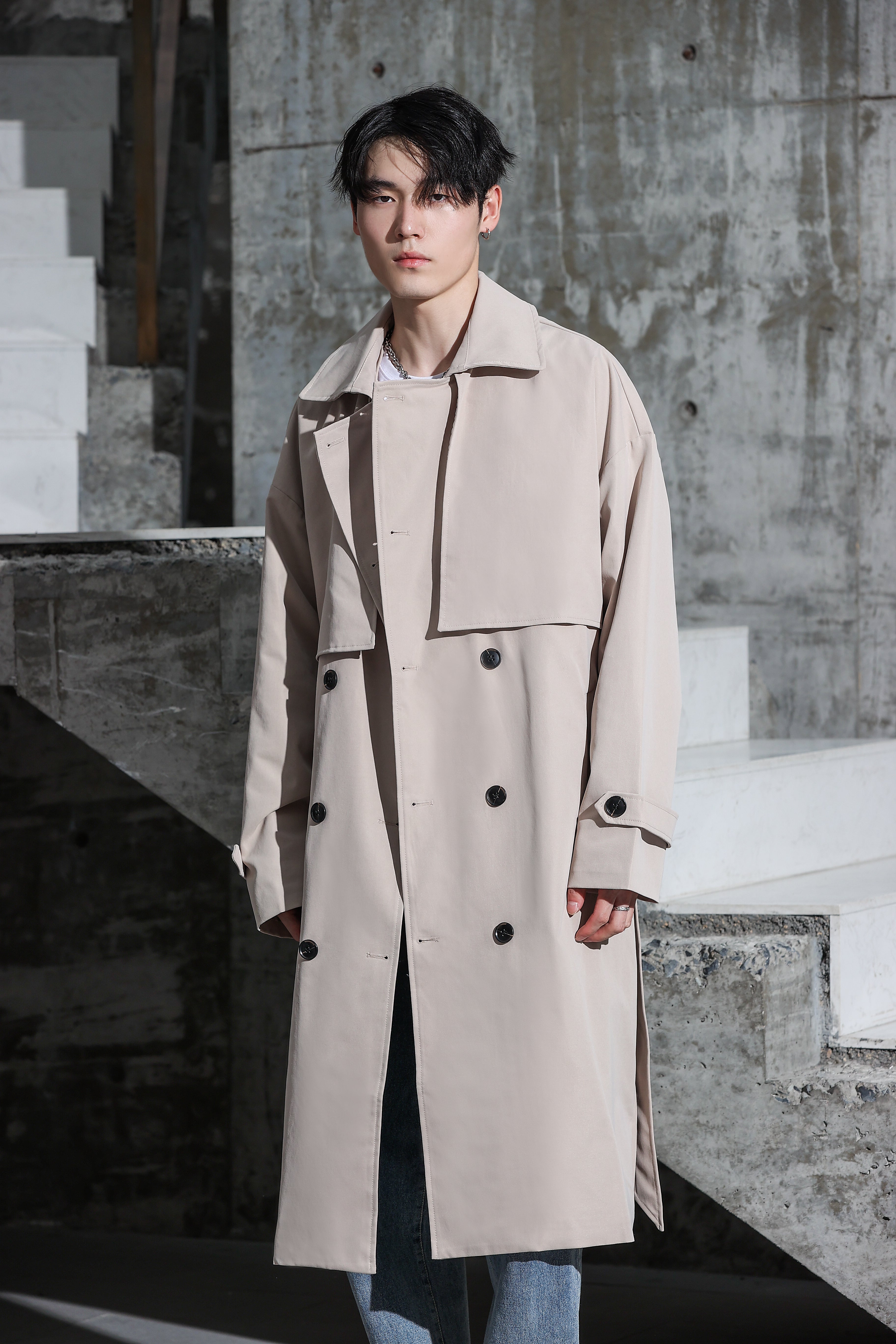 Long Trench Coat - nightcity clothing