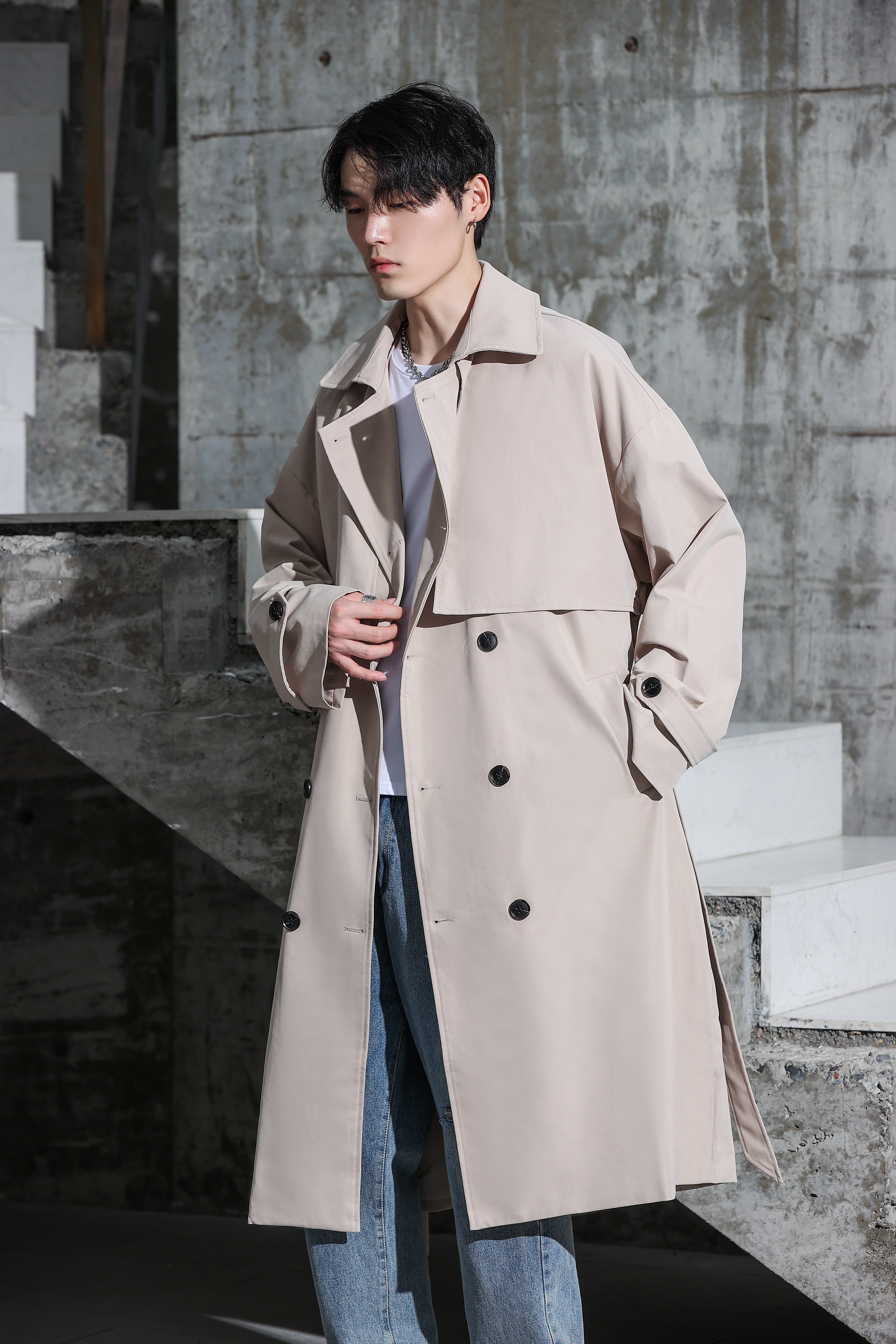 Long Trench Coat - nightcity clothing