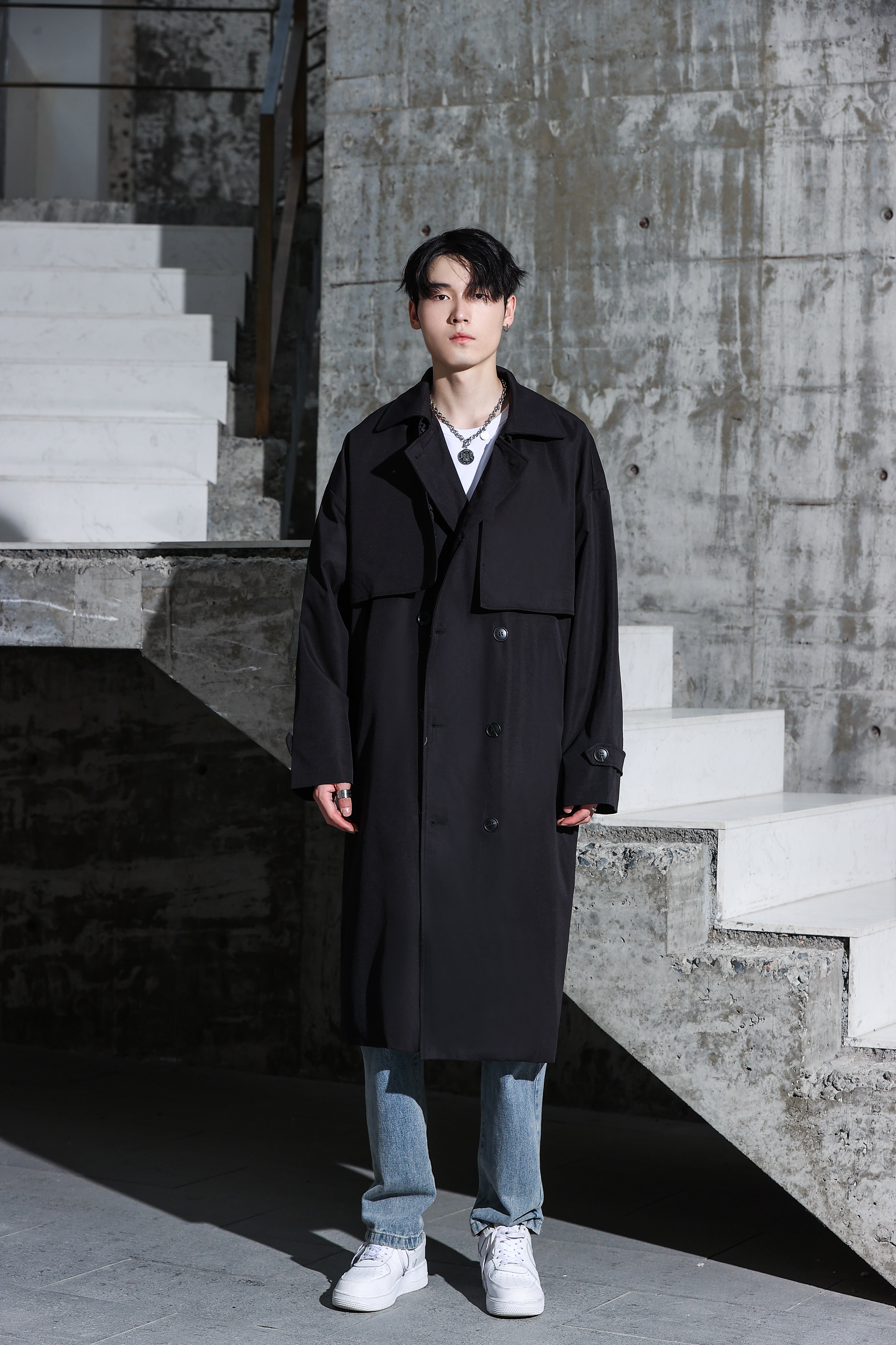 Long Trench Coat - nightcity clothing