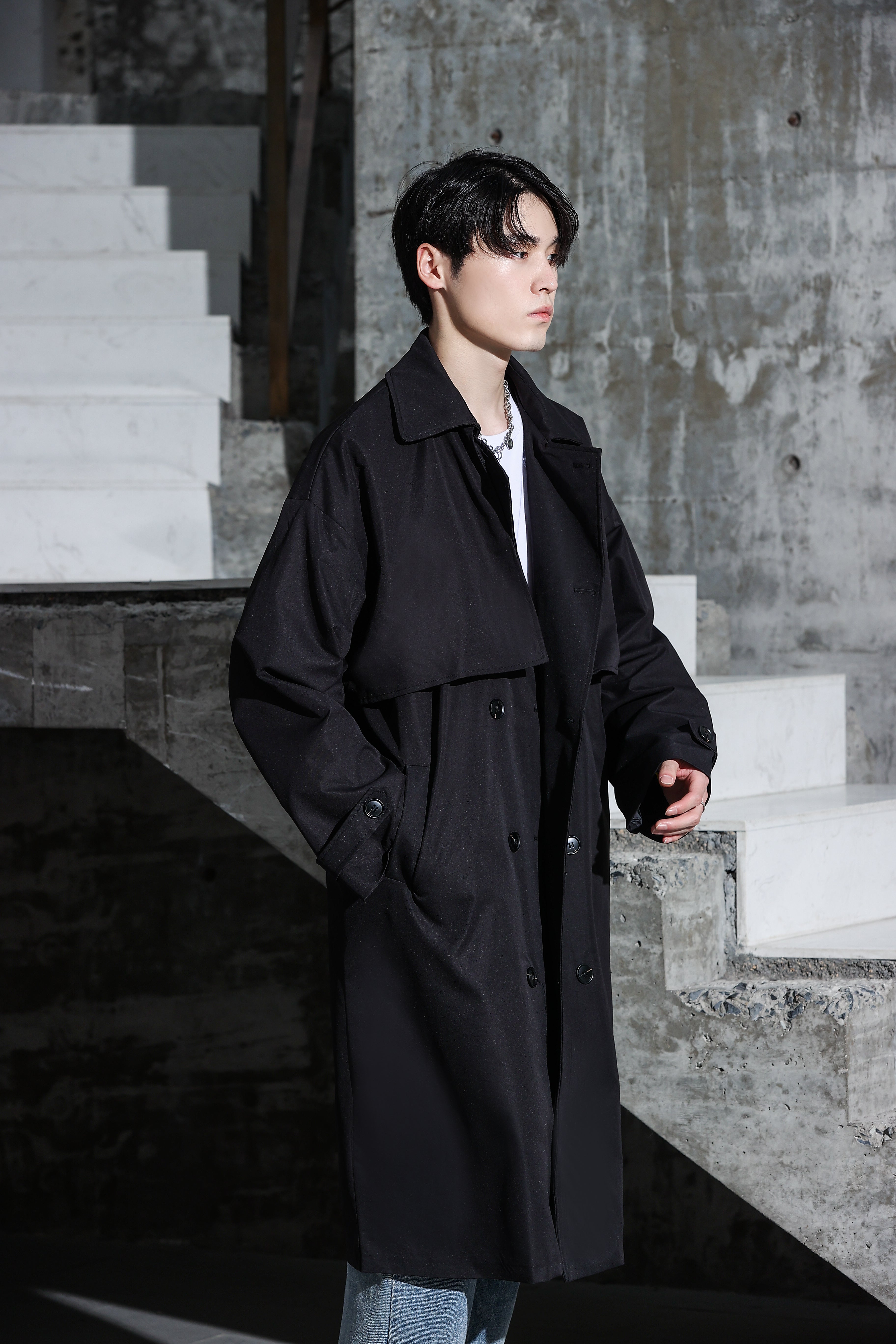 Long Trench Coat - nightcity clothing