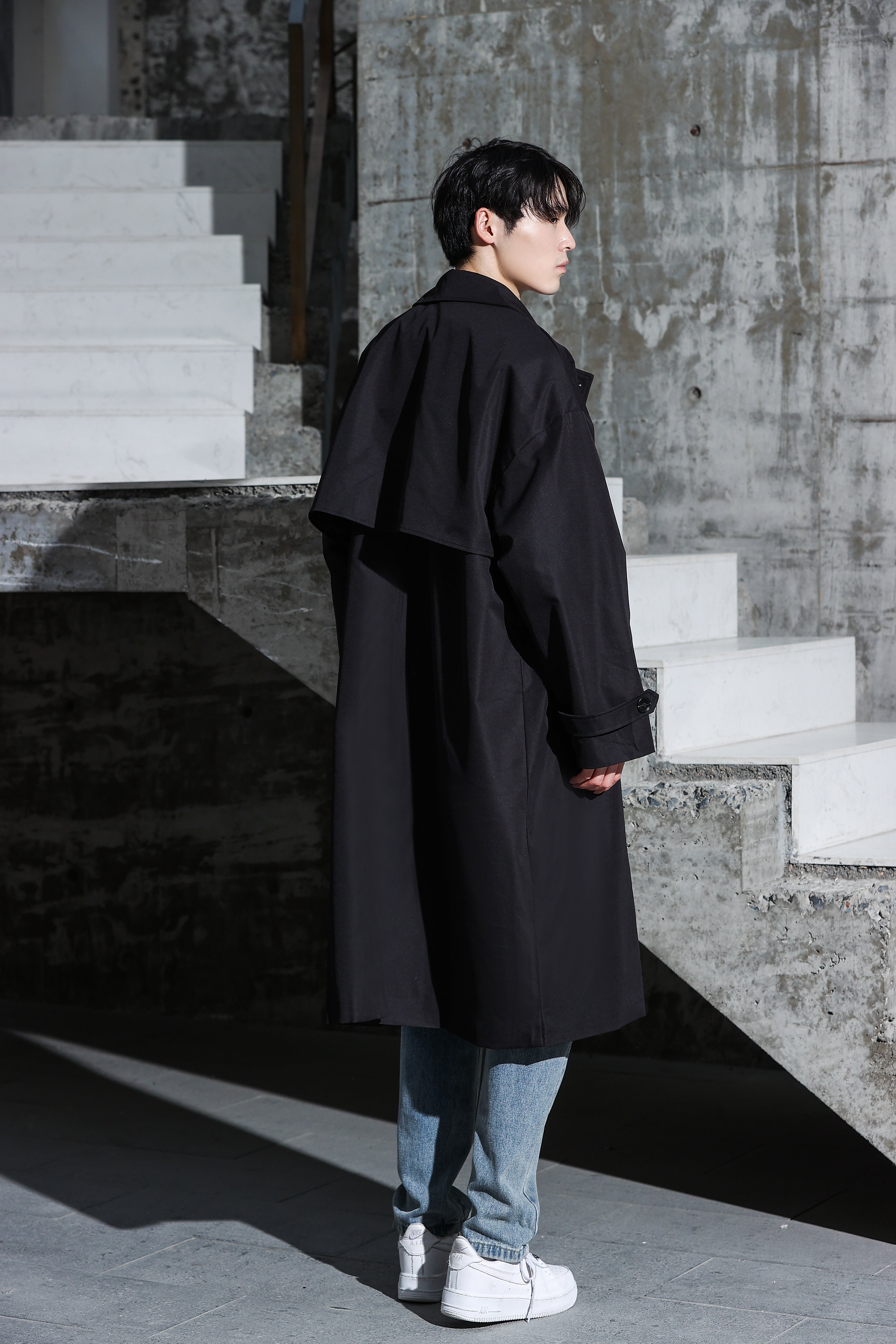 Long Trench Coat - nightcity clothing
