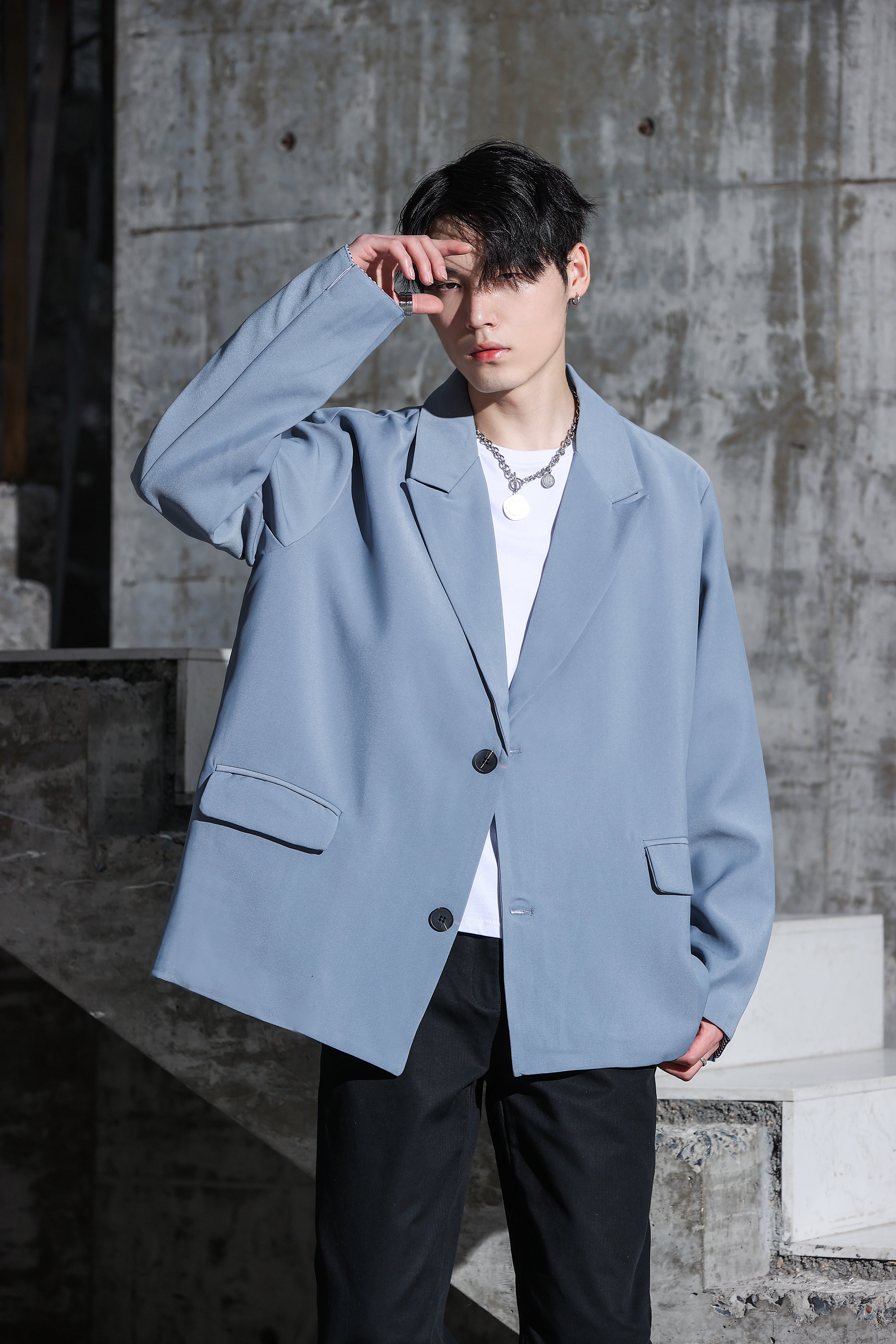 Oversized Single Breasted Suit Jacket – nightcity clothing