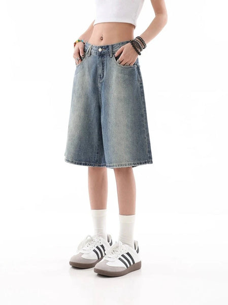 パンツ wide denim shorts M MOUSSY | WIDE DENIM ショーツ (ショートパンツ ) |SHEL'TTER