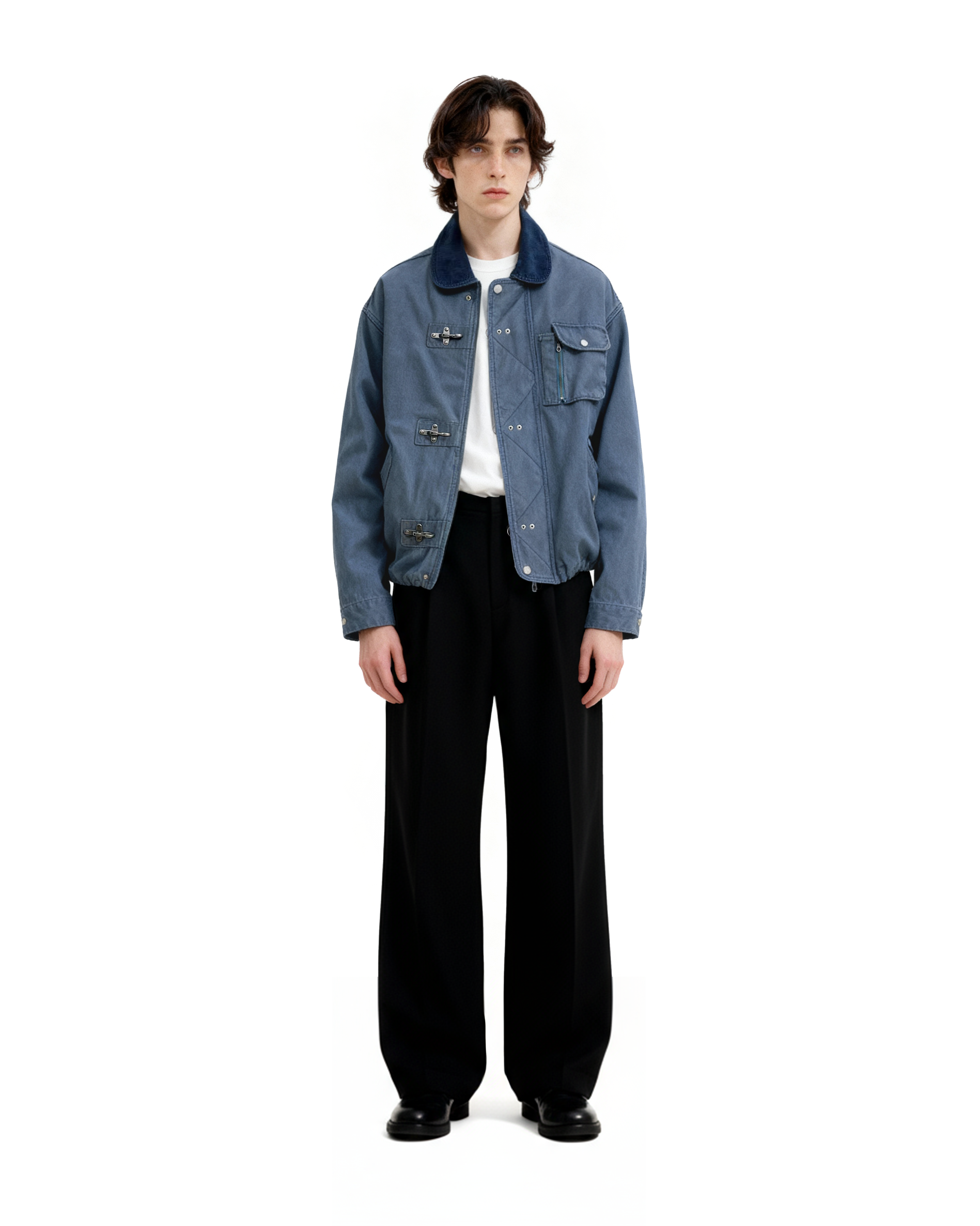 ジャケット・アウター MORE BAGGY MB FIREMAN DENIM JACKET BLUE MB FIREMAN DENIM JACKET BLUE | MORE BAGGY