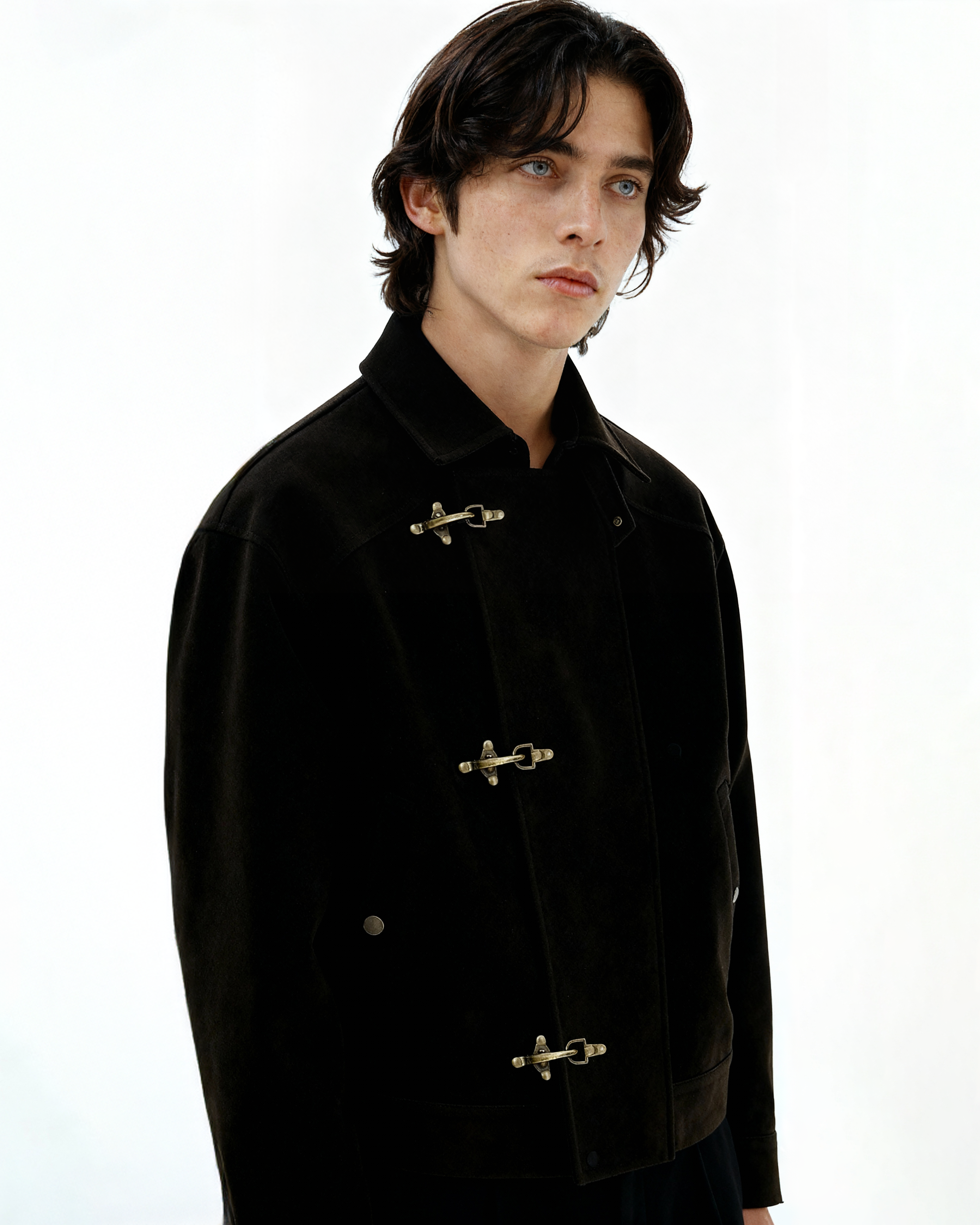 ジャケット・アウター Italy Fireman short jacket fade bk Italy Fireman short jacket fade bk