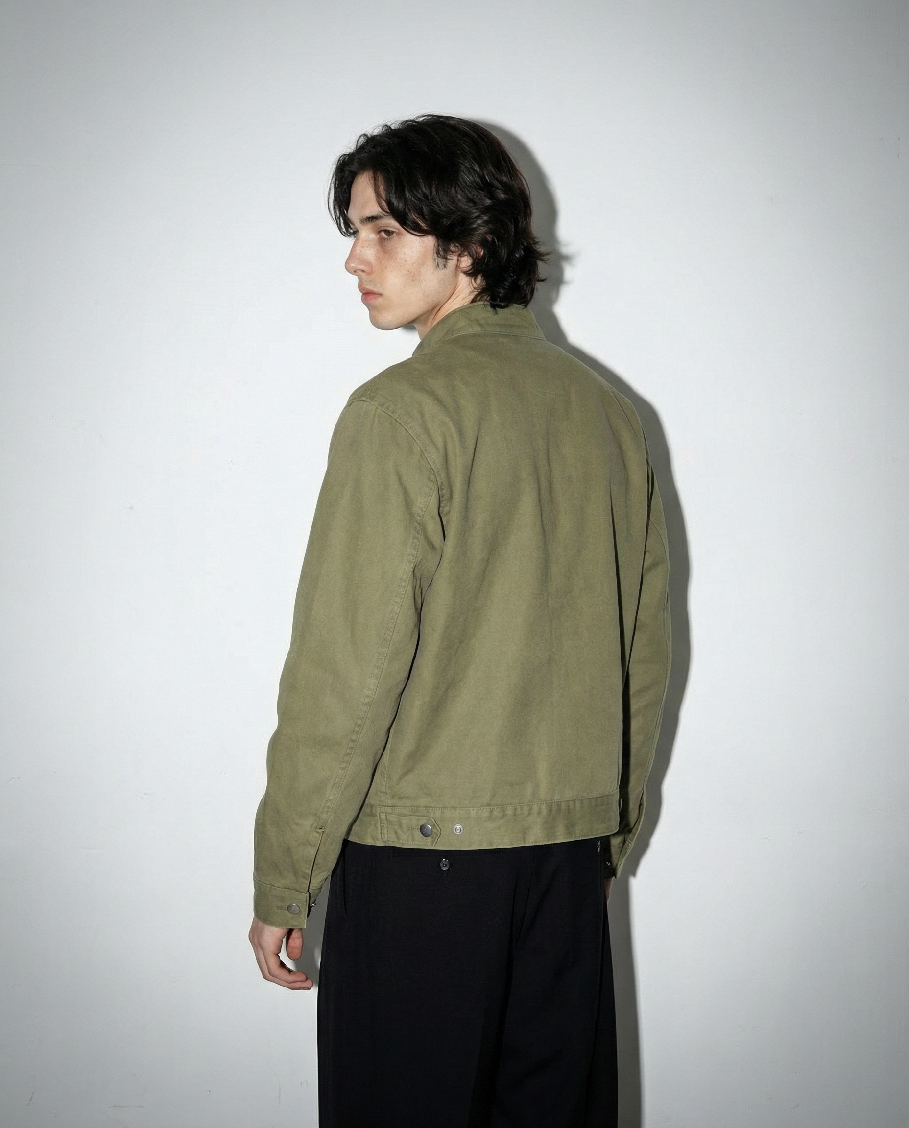 Asymmetric Fireman-Clasp Vintage Fencing Jacket - nightcity clothing