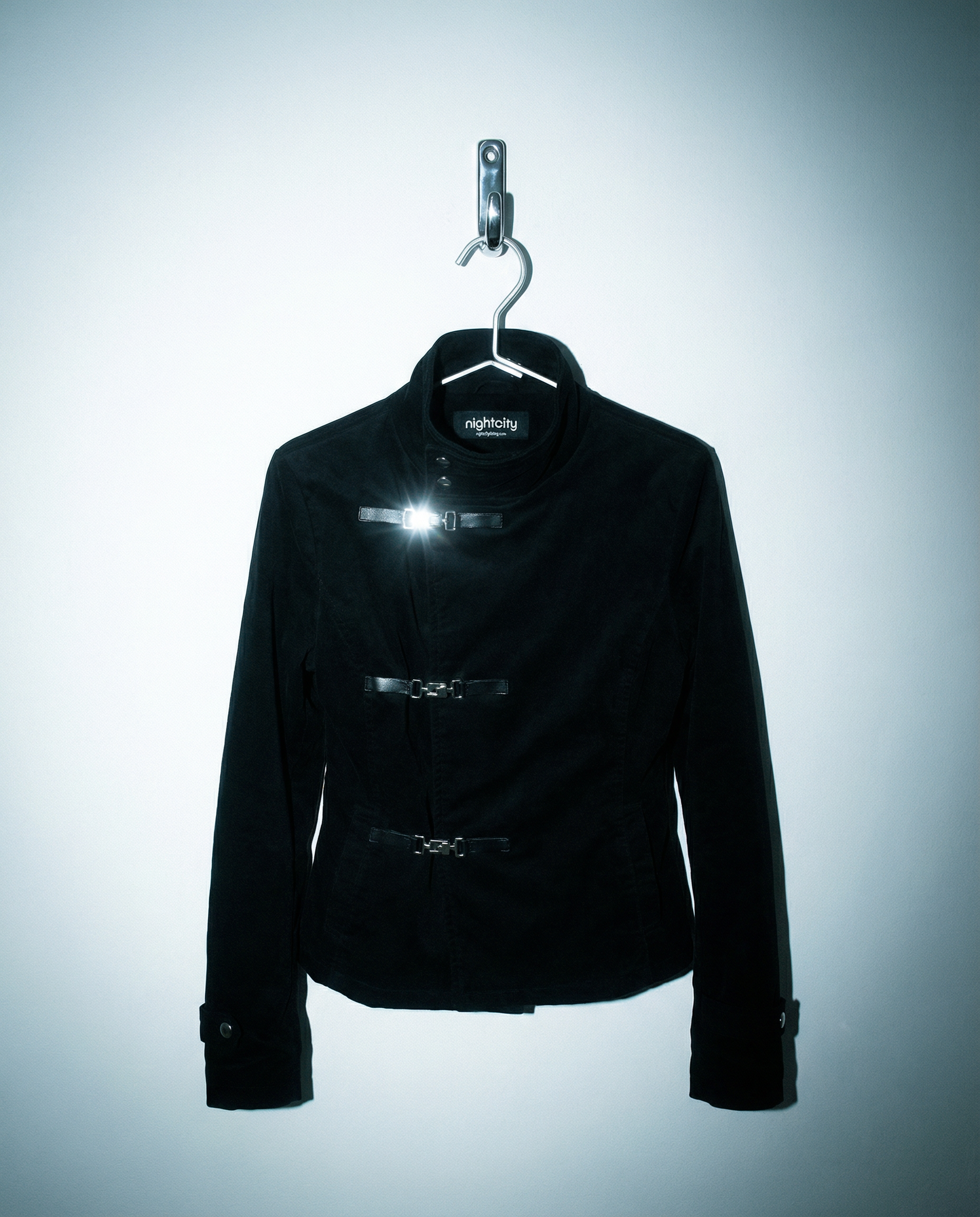 Overlap Metal Buckle Military Fencing Jacket - nightcity clothing