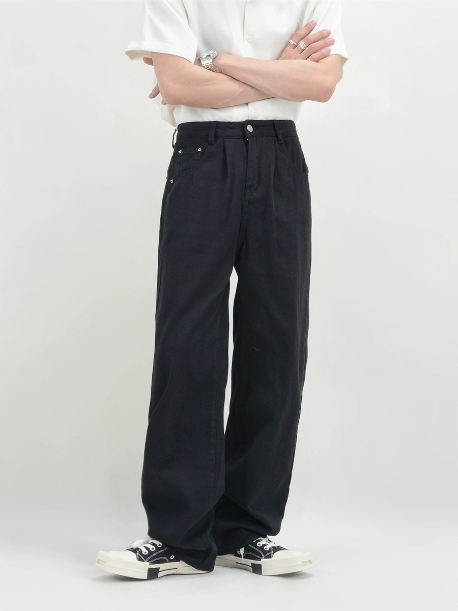 Classic Straight Fit Denim Pants