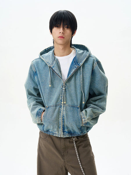 XLARGE×Lee OVERDYED DENIM HOODED JACKET XLARGE（エクストララージ）の「Lee OVERDYED DENIM HOODED