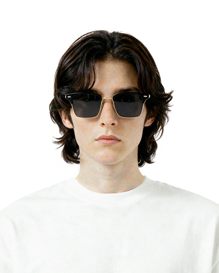 Metal Half-Rim Polarized Sunglasses - nightcity clothing