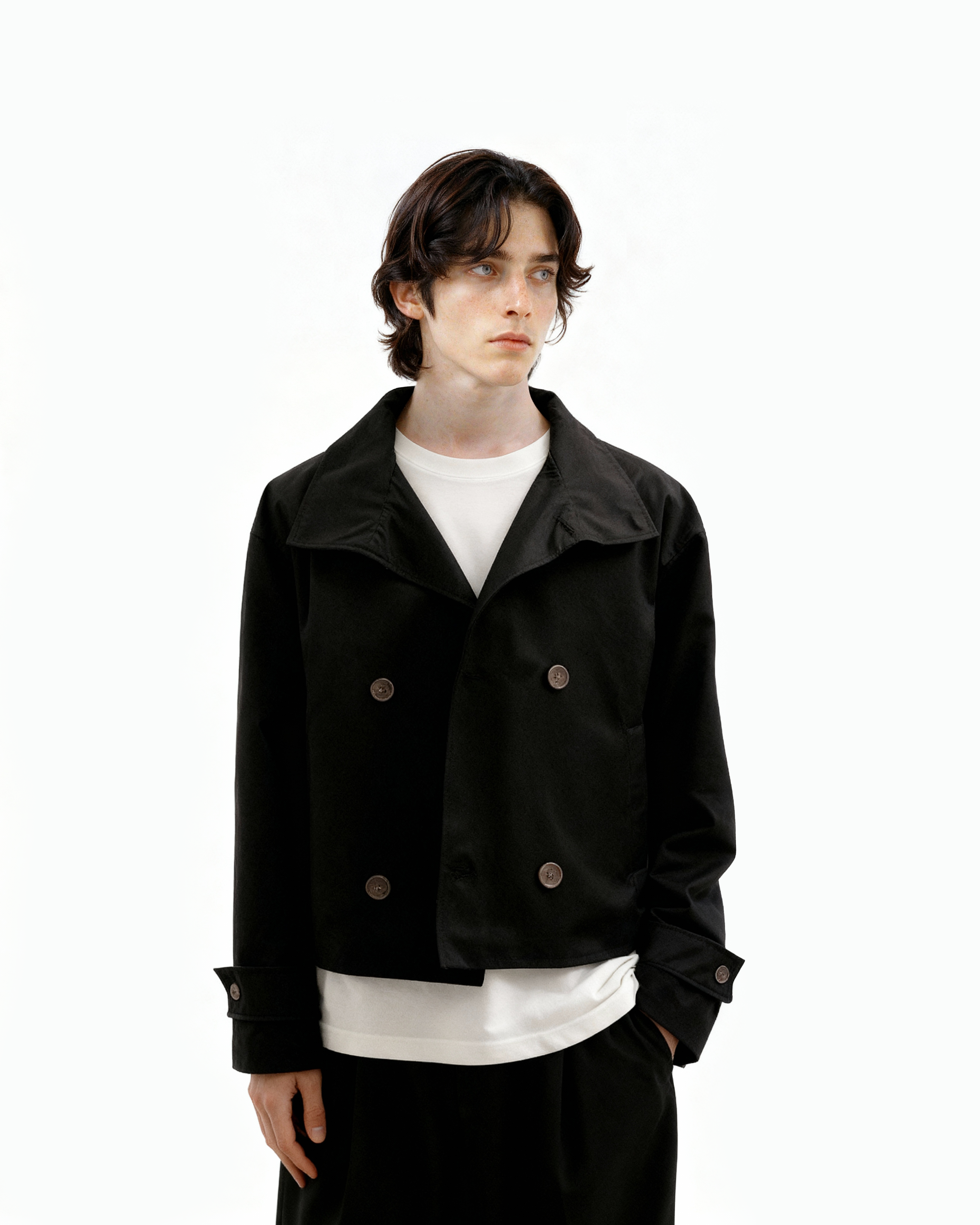 MUZE×el conducotrH DOUBLE BREASTED JKT MUZE × el conductorH DOUBLE