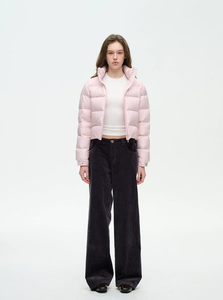 Wide Leg Mid-Waisted Retro Corduroy Pants - nightcity clothing