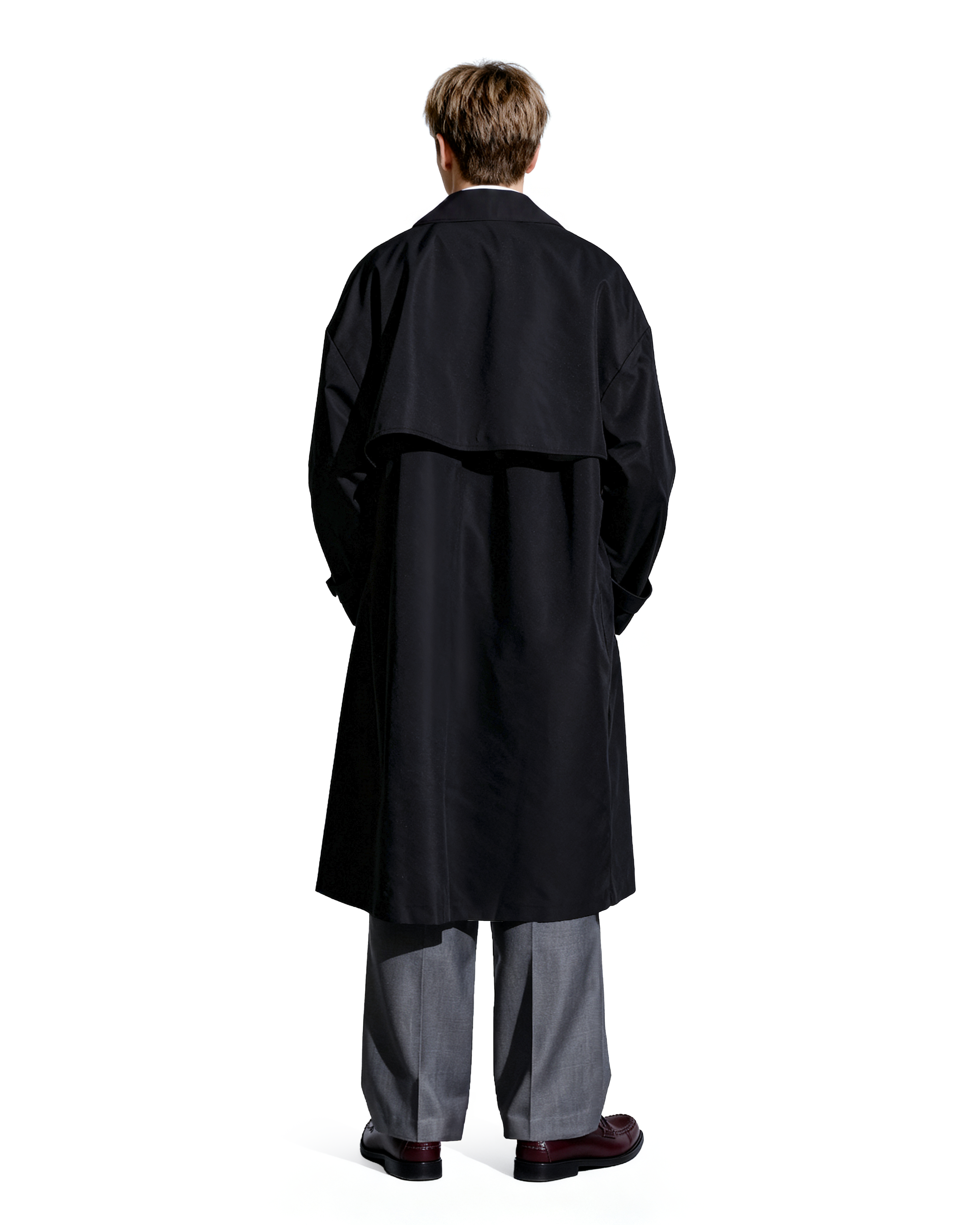 Oversized Long Trench Coat-12