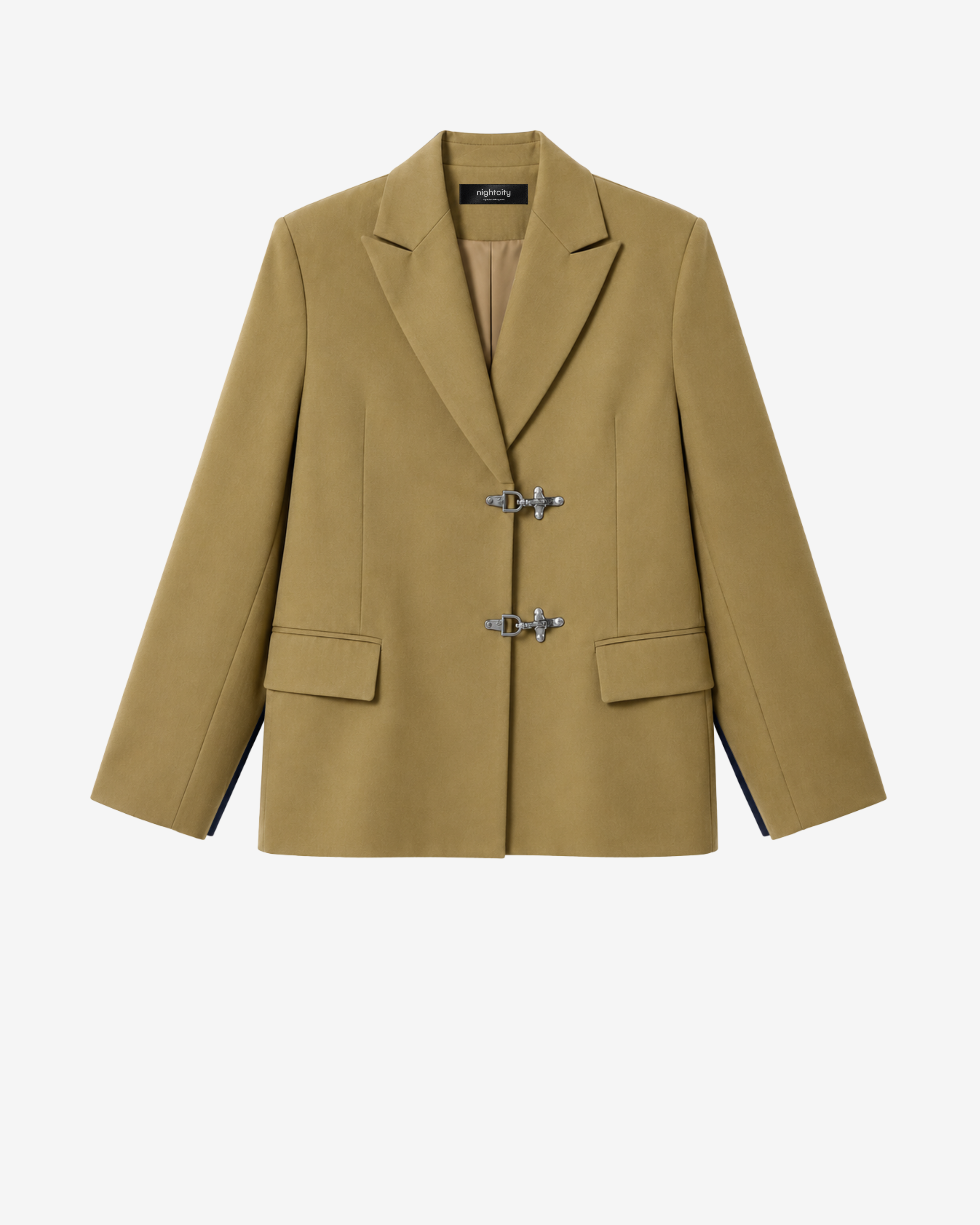 Oversized Fireman Buckle Blazer-50