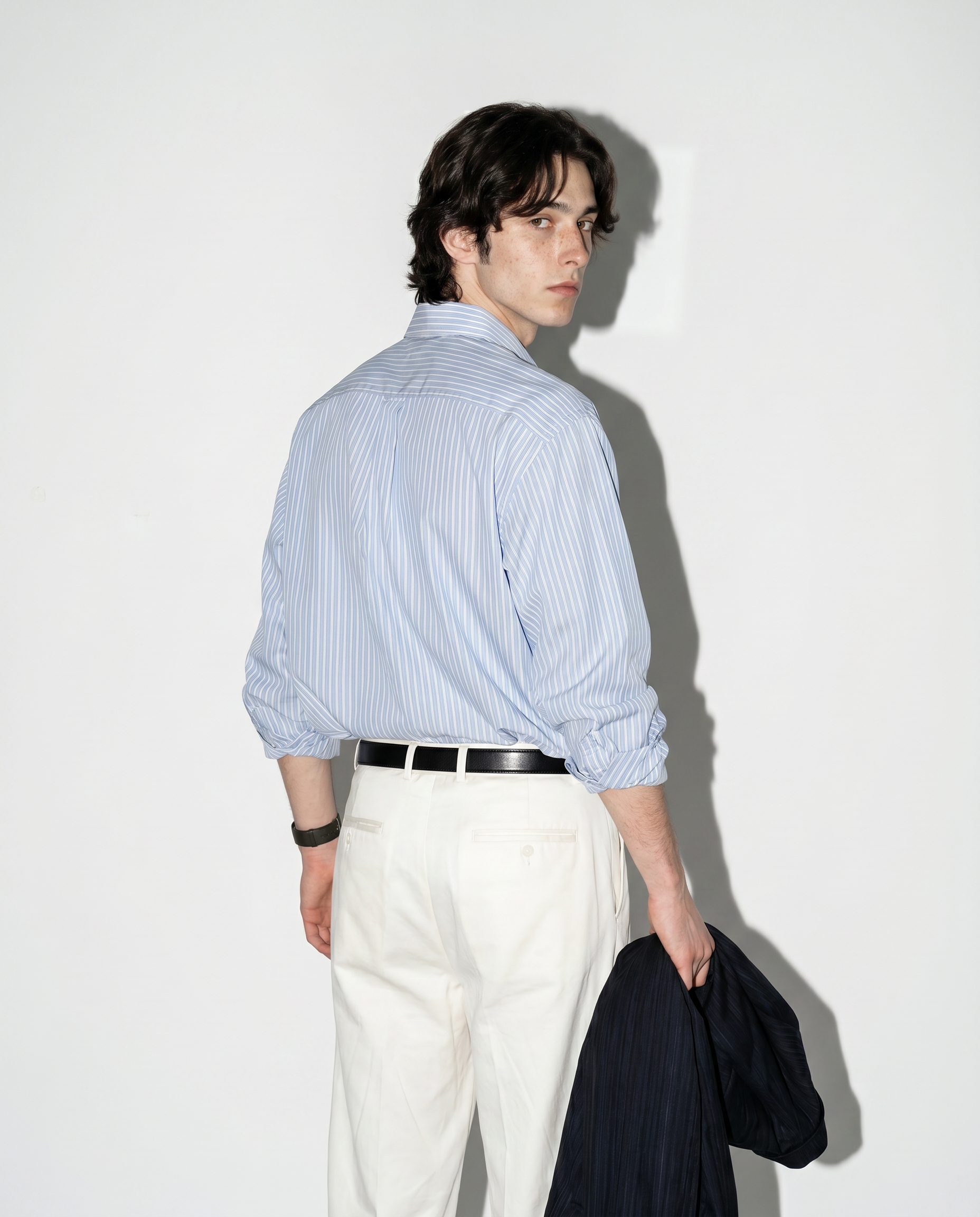 Oversized New York Pinstripe Button Shirt-3
