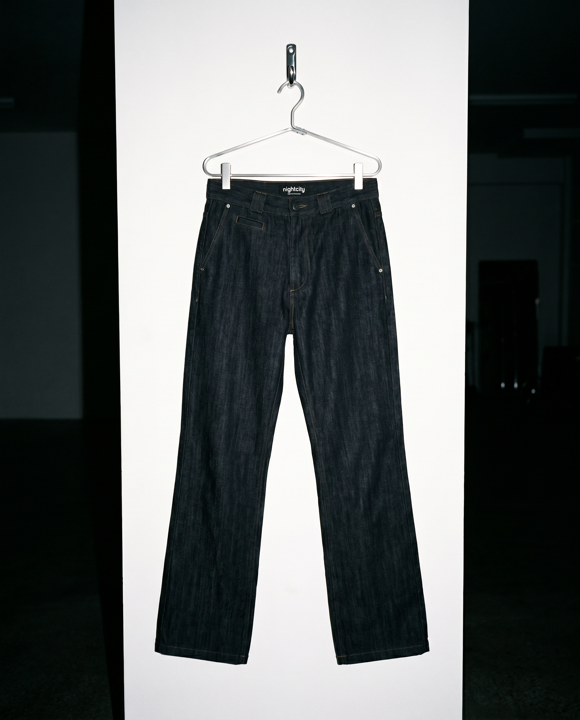 Dark Wash Mid-Rise Bootcut Jeans-10