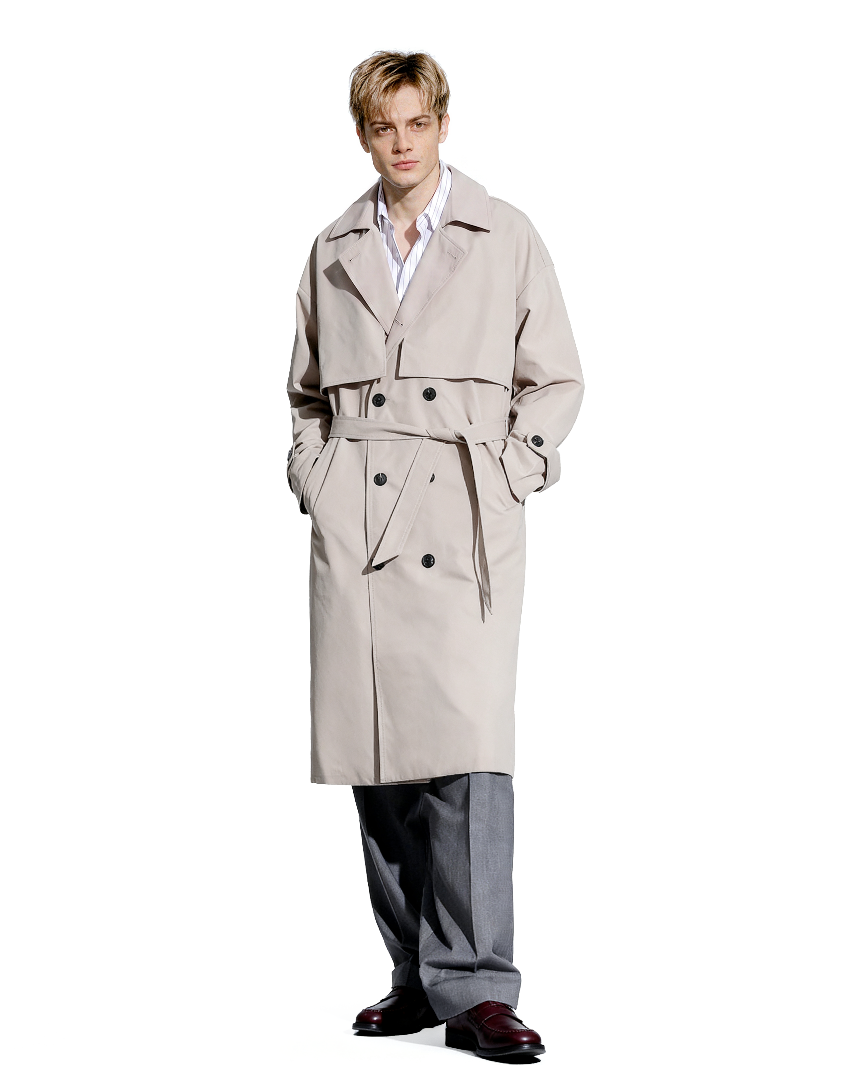 Oversized Long Trench Coat