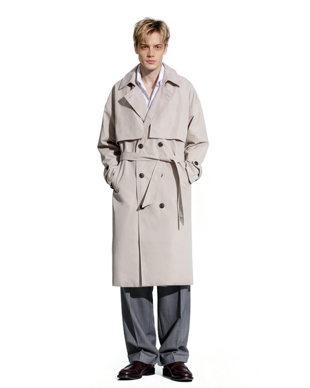 Oversized Long Trench Coat