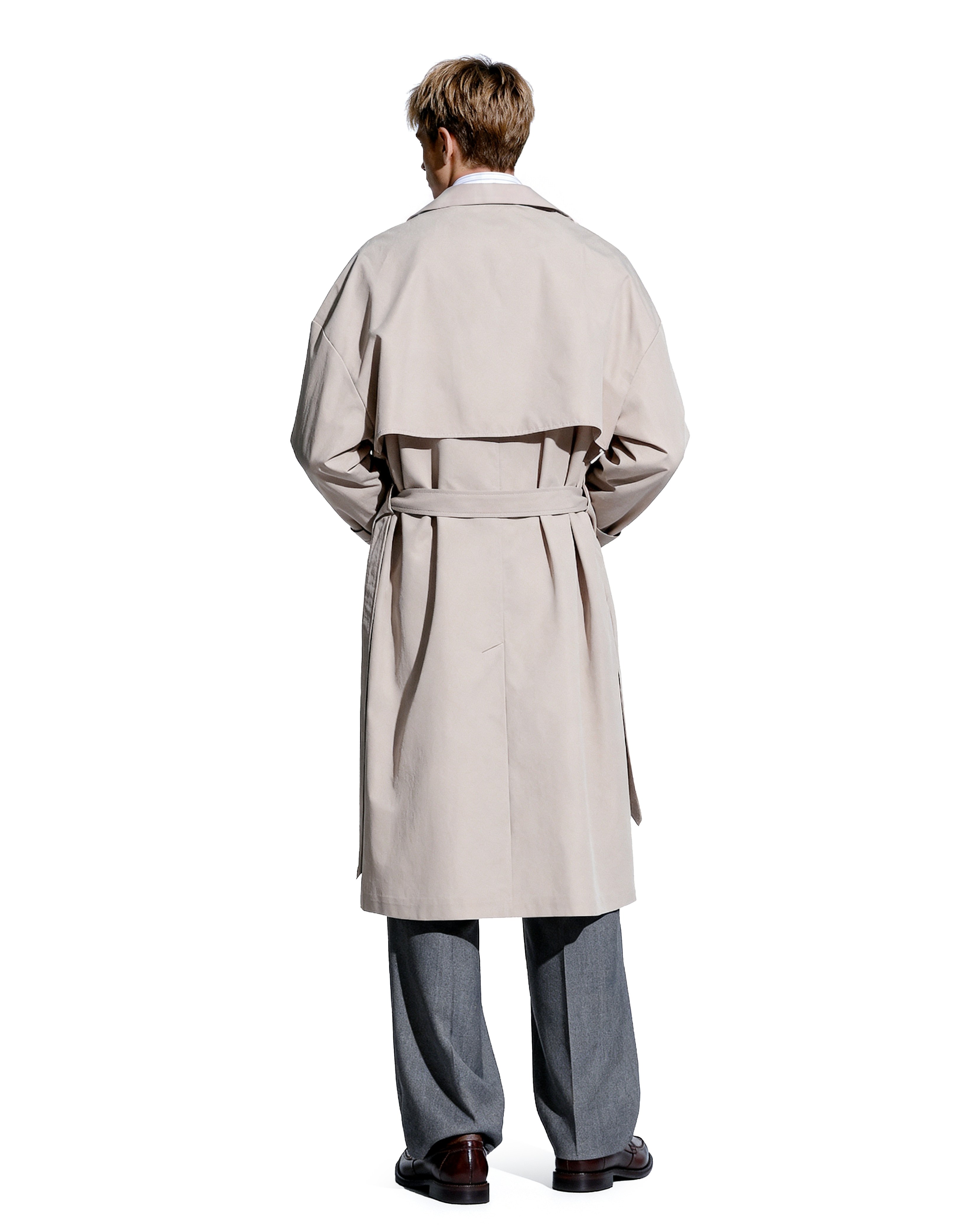 Oversized Long Trench Coat-6