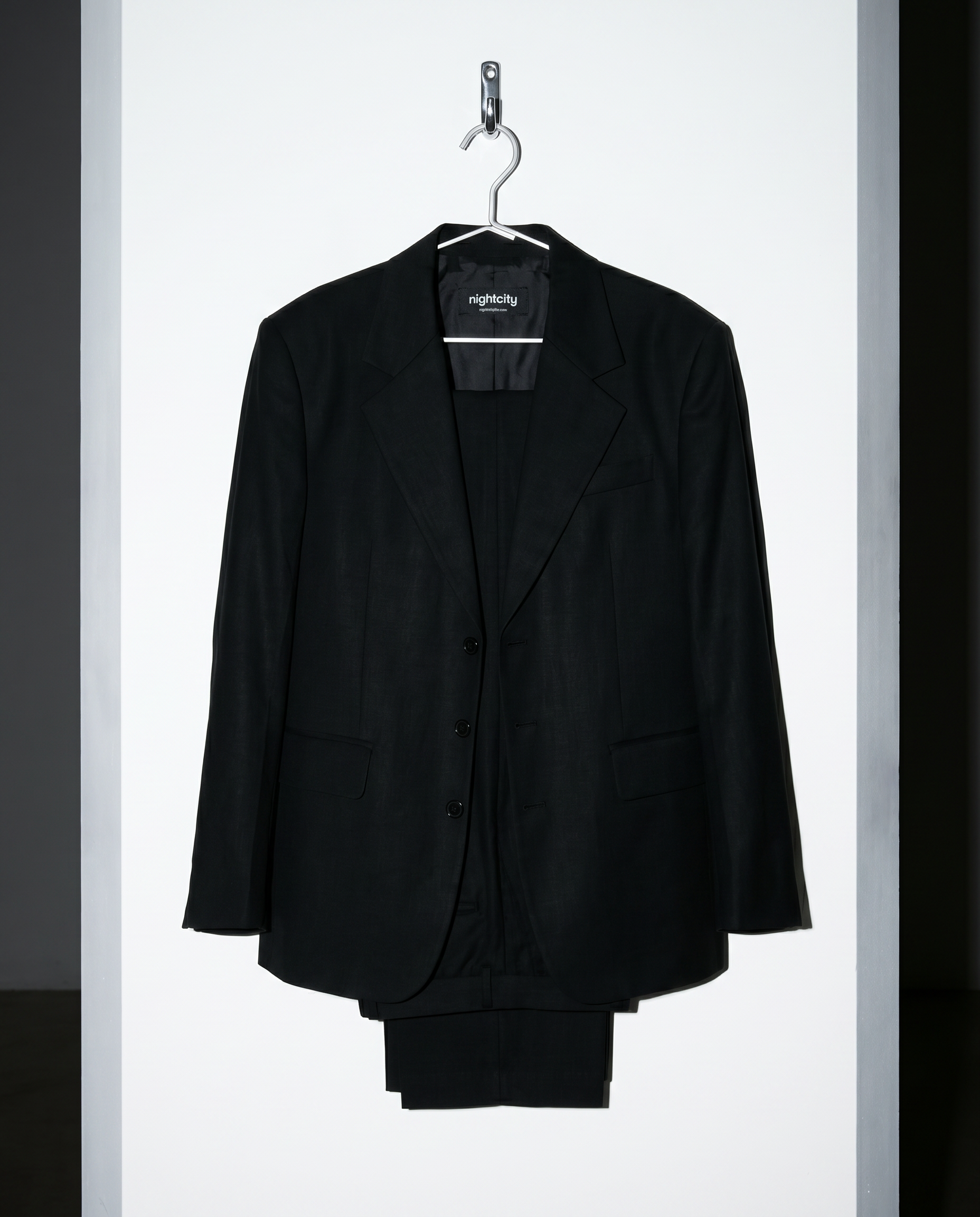 Linen Blend Relaxed Suit Set with Drawstring Rear-18