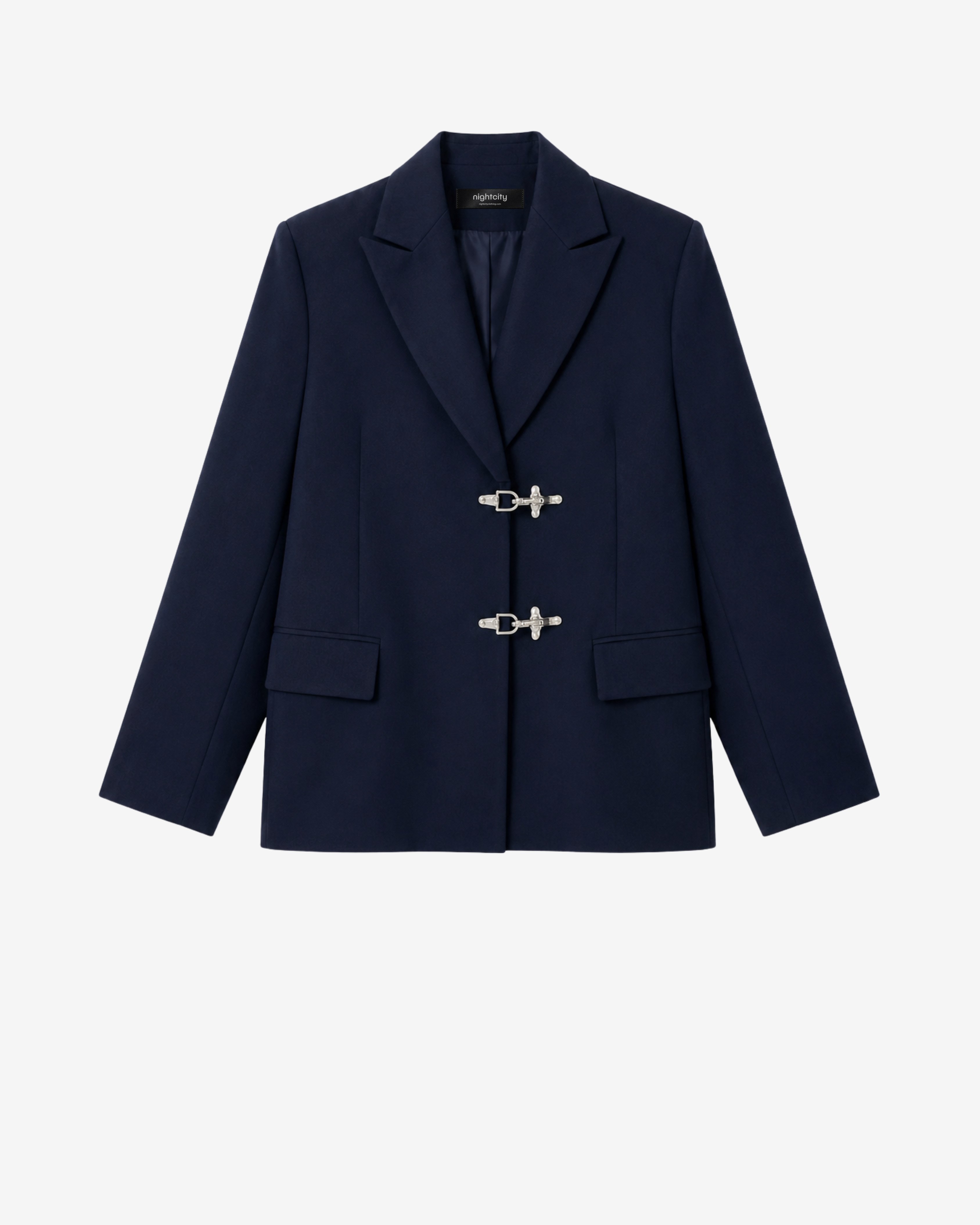 Oversized Fireman Buckle Blazer-26