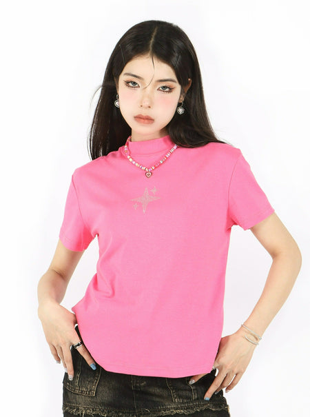 Studded Star Short Sleeve T-Shirt