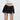 Double Zip Low-Waist Pleated Mini Skirt