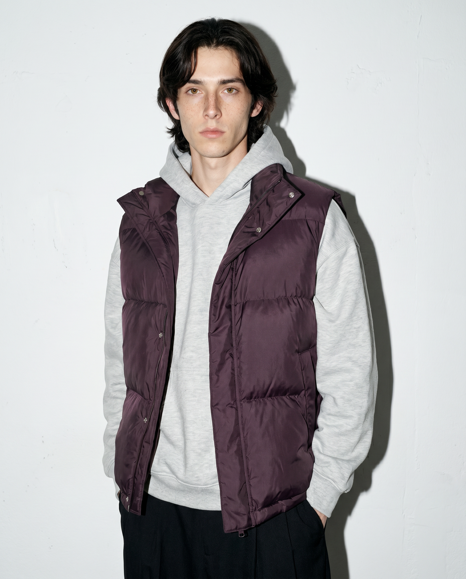 Oversized Puffer Gillet Lightweight Vest-2