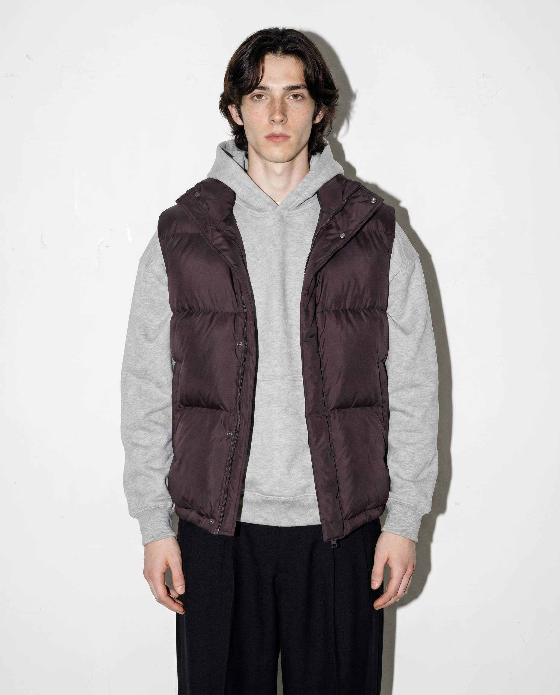 Oversized Puffer Gillet Lightweight Vest-1