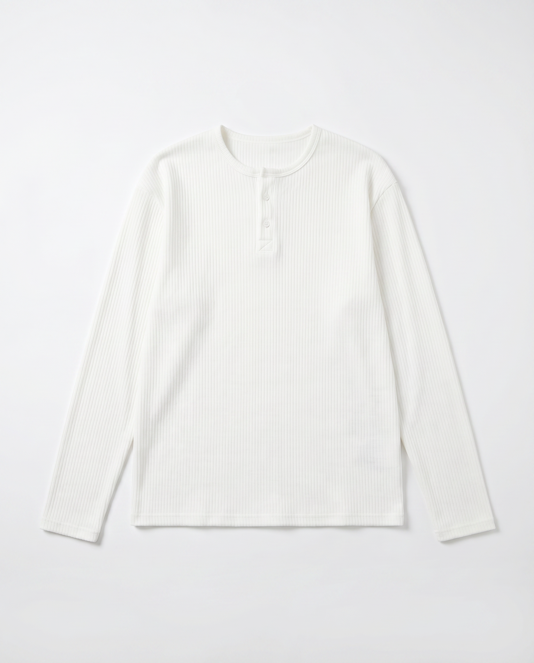 Ribbed Knit Henley Collar Sweater-16