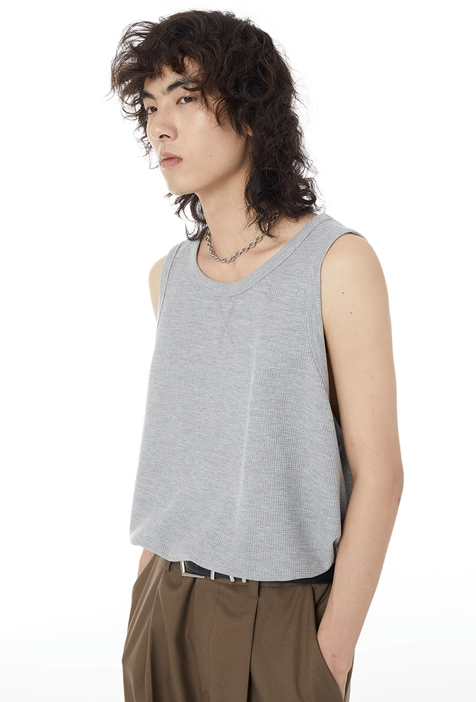 Waffle Textured Tank Top