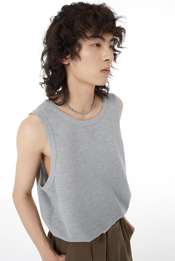 Waffle Textured Tank Top