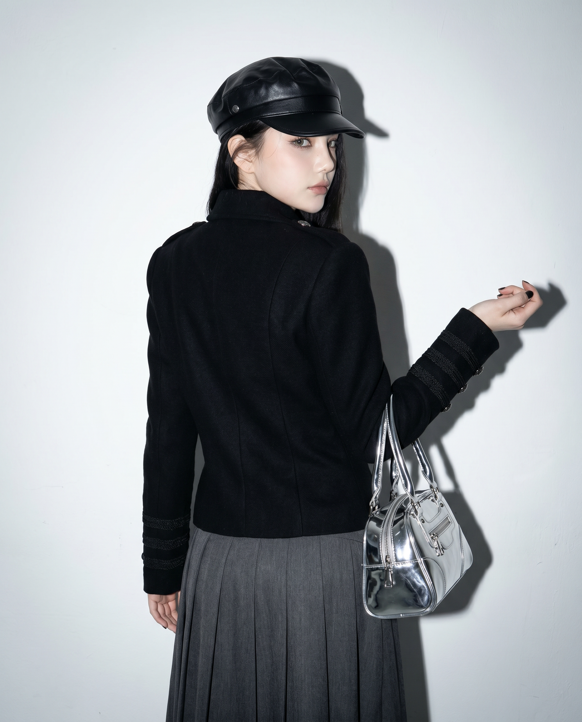 Structured Braid Military Napoleon Jacket-3