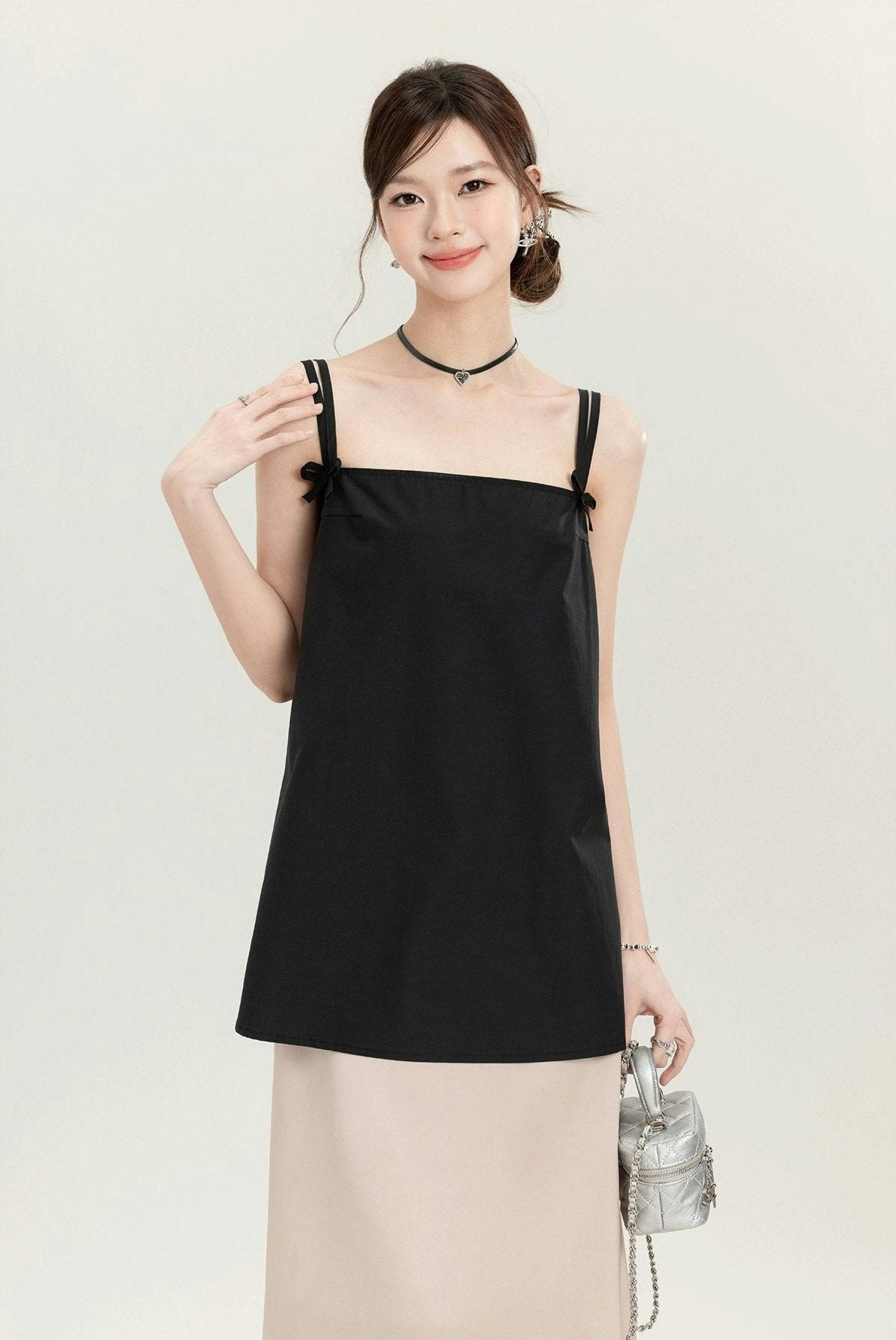 Adjustable Strap Flare-Fit Camisole Top