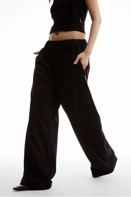 Wide-Leg Low-Waisted Lounge Sweatpant Joggers