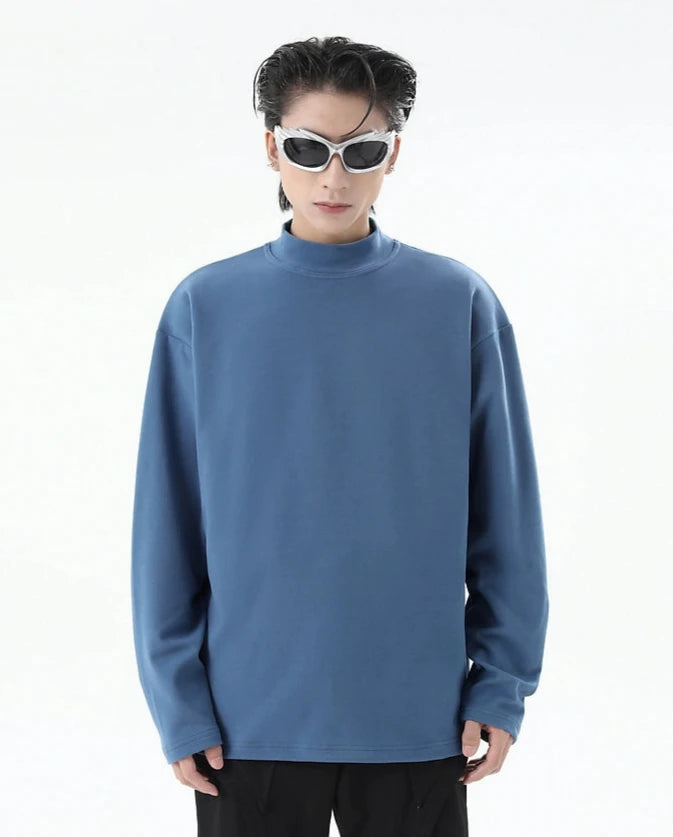 8YARDS Backslash Mock Neck ダークネイビー 8YARDS Backslash Mock 8YARDS Backslash Mock Neck ダークネイビー 8YARDS Backslash Mock
