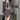 Plaid Cropped Blazer and Split Button Mini Skirt Two-Piece Set - nightcity clothing