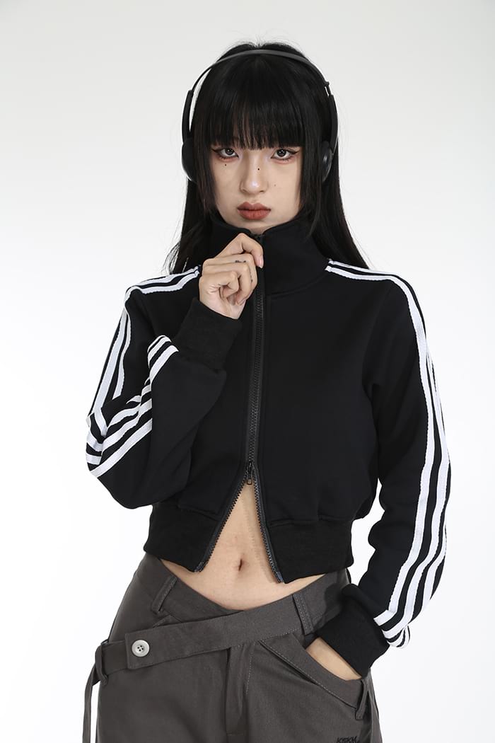 Cropped Track Jacket - nightcity clothing