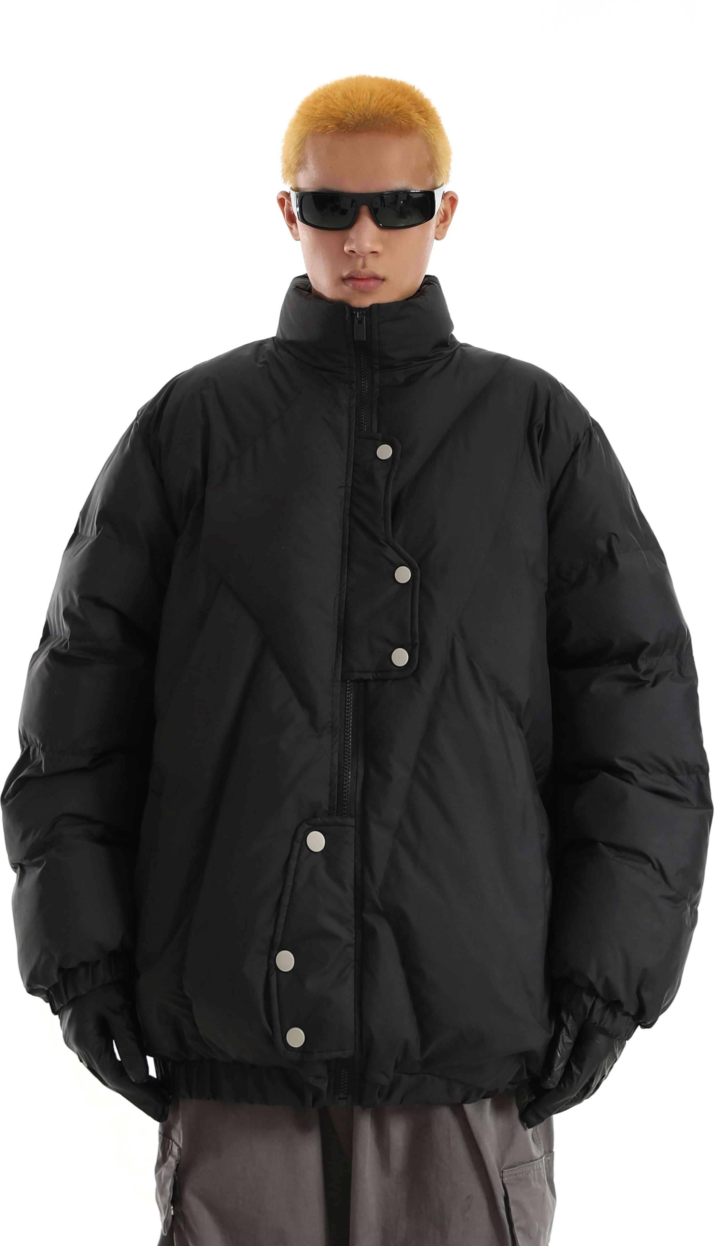 High Neck Quilted Puffer Jacket