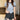 Slim Contrast Detail Asymmetric Cropped Tee - nightcity clothing