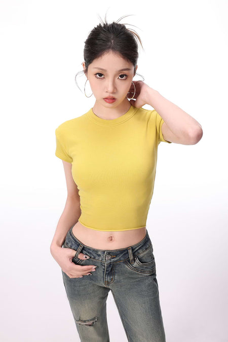 Skinny Cropped Baby Tee