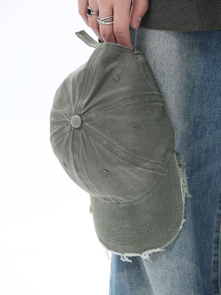 Adjustable Distressed Baseball Cap