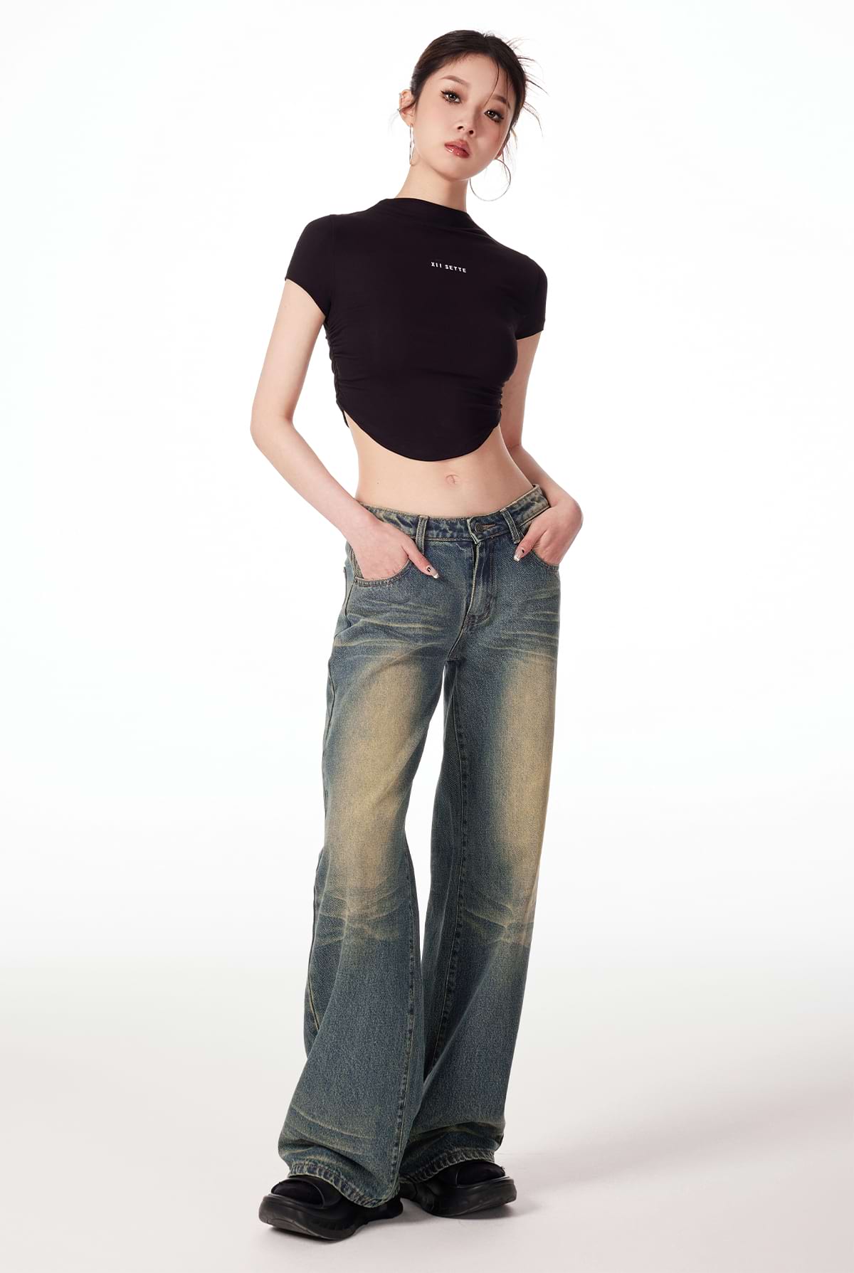 Sandblast Straight Fit Jeans