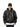 Oversized Faux Leather Bomber Jacket with Hood