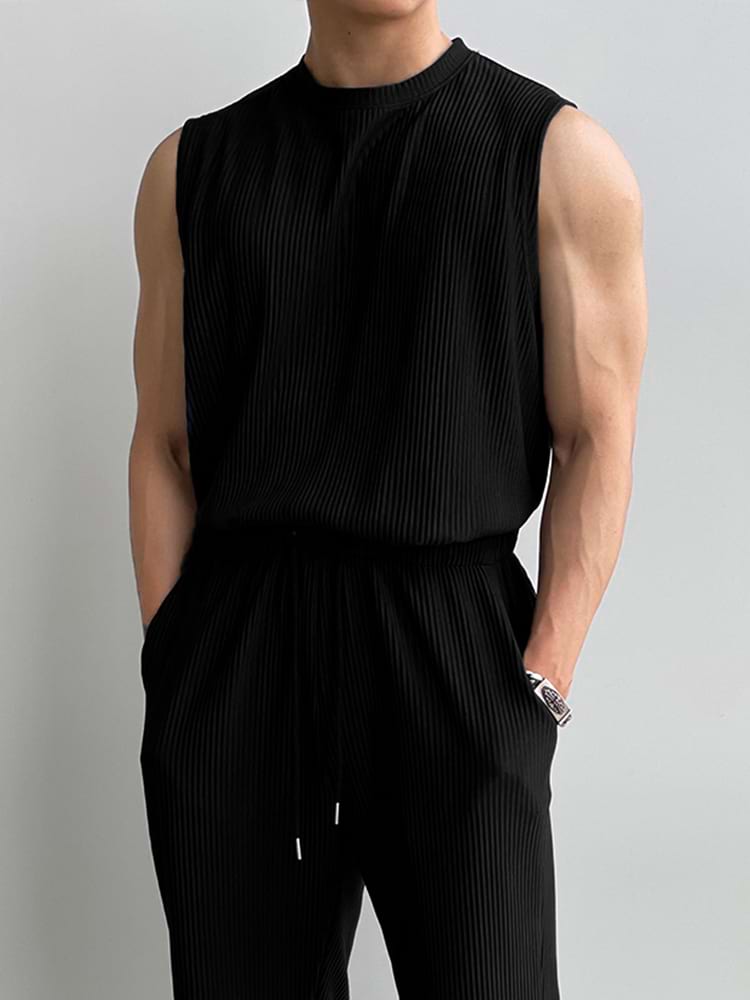 Ribbed Sleeveless Top