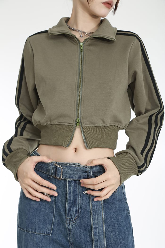 Cropped Track Jacket - nightcity clothing