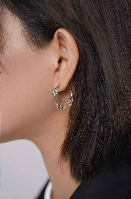 Multi-Ring Hoop Earrings